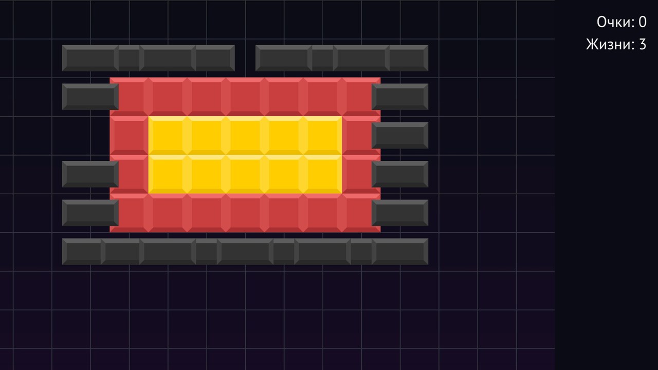 Арканоид — brick breaker на Unity